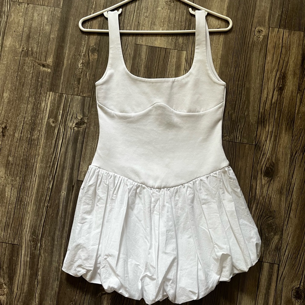 Zara White Mini Dress Sleeveless Summer